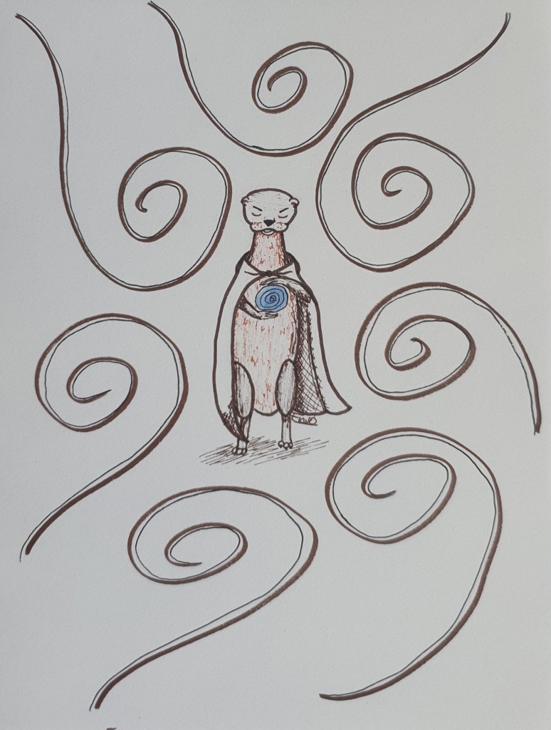 Jour 7 : RITUEL La loutre ne comptait point se laisser déposséder si facilement. Elle incanta aussitôt un rituel d'invocation ; le plus puissant qu'elle connaissait du haut de son niveau 1.